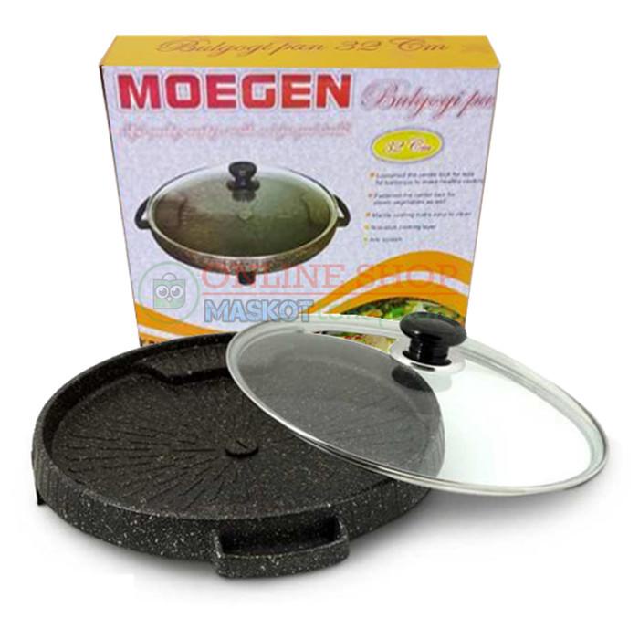 Griller Moegen Bulgogi Pan 32Cm - Alat Panggang Steak Yakiniku Grill Pan
