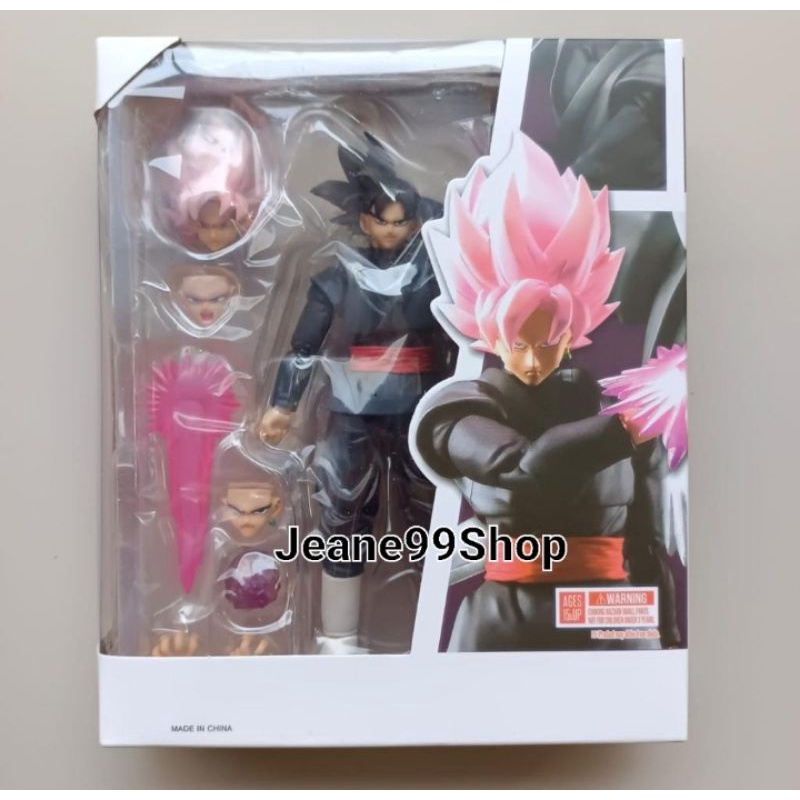 Shf Goku Black Super Saiyan Rose DragonBall Z Goku Black New Misb