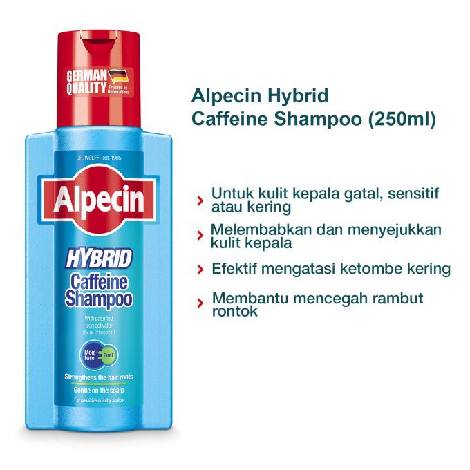Jual Alpecin Hybrid Shampo Kulit Kepala Gatal, Kering, Sensitif