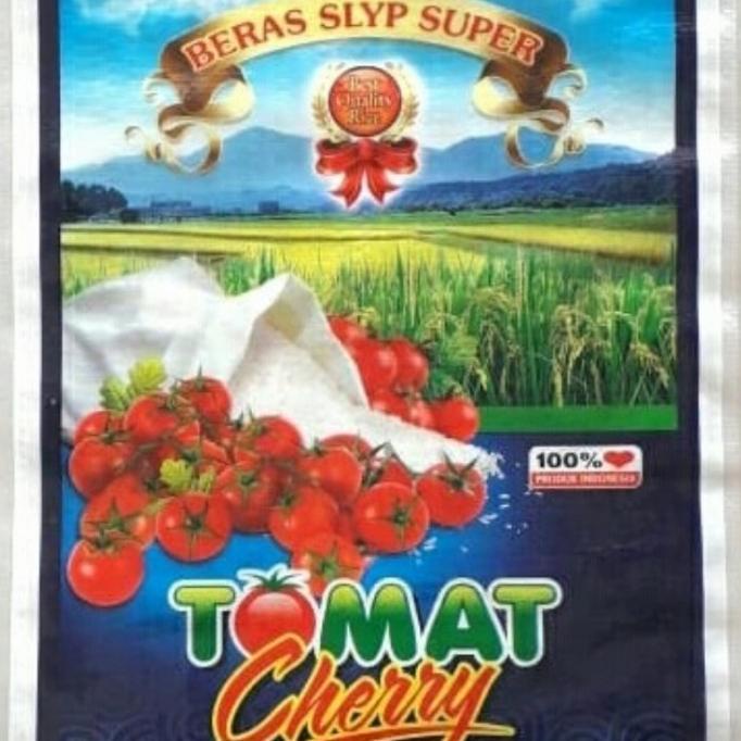 Ready...Ready...Ready...] PROMO Karung beras laminasi ukuran 10 kg merk Tomat Cherry, pak tani