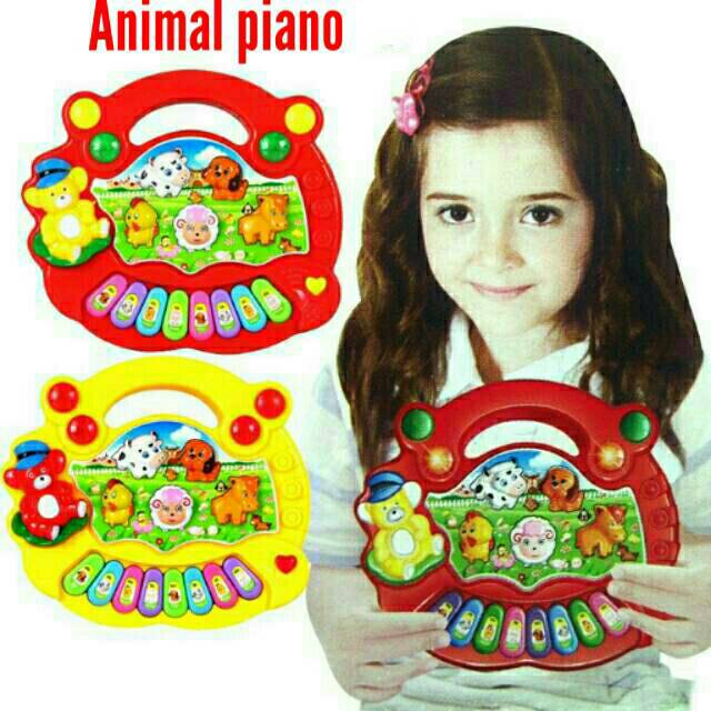 MAINAN ANAK  ANIMAL PIANO