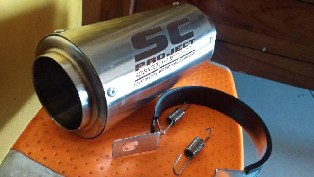KNALPOT MOTOR KNALPOT MURAH KNALPOT RACING KNALPOT SC PROJECT GP JARING TITAN d50mm-5