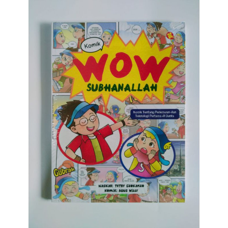 Buku Komik WOW SUBHANALLAH, Komik Tentang Penemuan dan Teknologi Pertama di Dunia - Komik Anak Islam