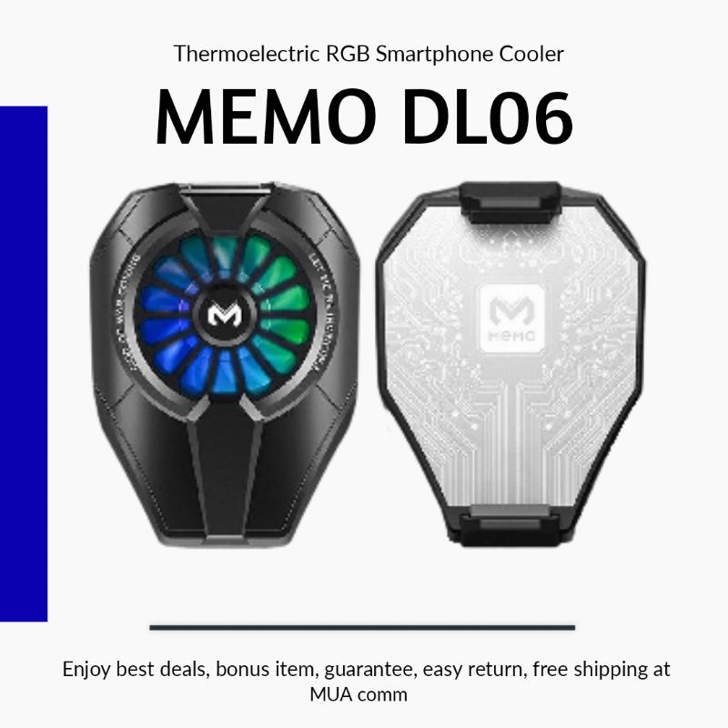 [PROMO Termurah Shopee] Pendingin HP Cooler MEMO DL06 untuk Android iPhone Xiaomi Realme Samsung DL 