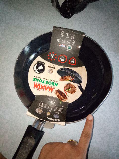 Maxim Wajan Neostone 22cm Keramik Nonstick Anti Lengket