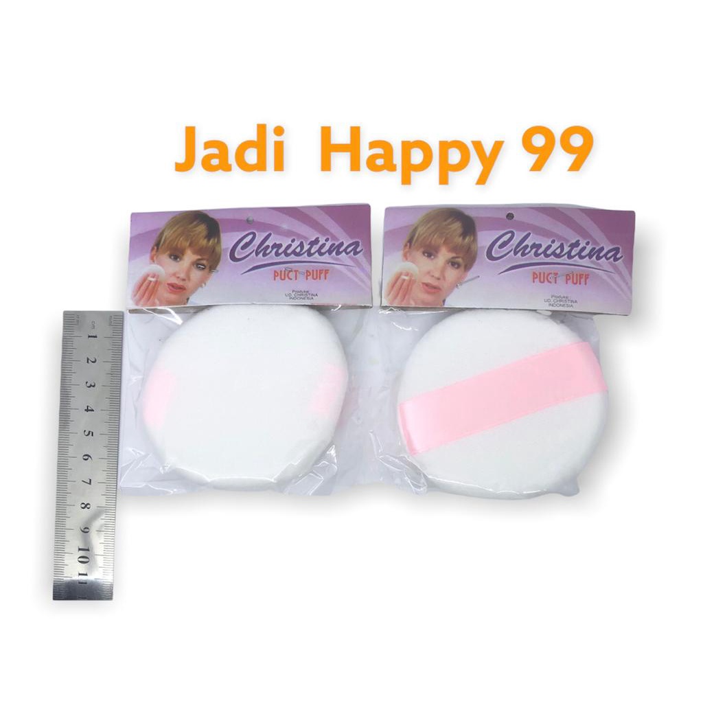 REMBUK BEDAK TABUR CHRISTINA / REMBUK BAYI / SPON BEDAK TABUR BESAR / SPON BULAT / PUFF POWDER BESAR