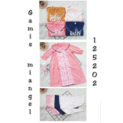 Mi Angel Gamis Daisy KD Baju Lebaran 2022
