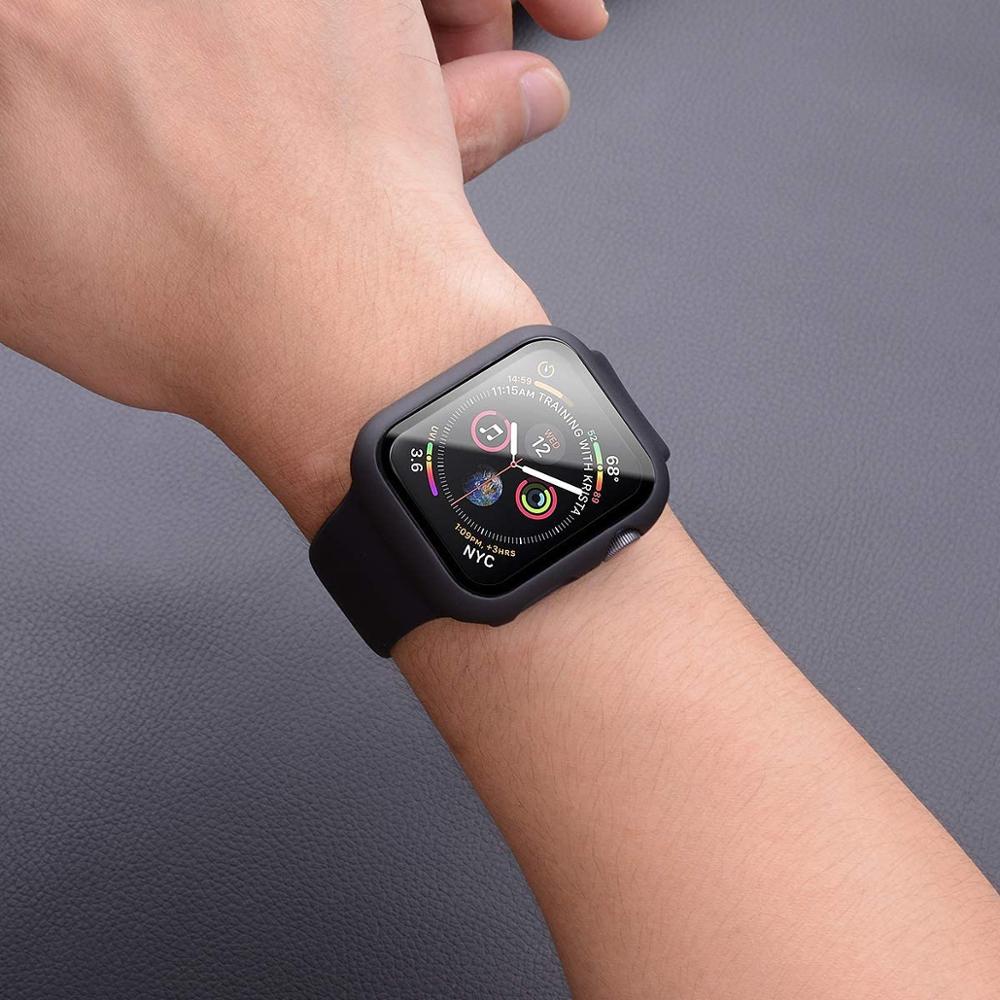 Case Bumper Pelindung Layar Apple Watch Seri 6 5 4 3 2 1 Se 38mm 40mm 42mm 44mm 38 40 42 44mm