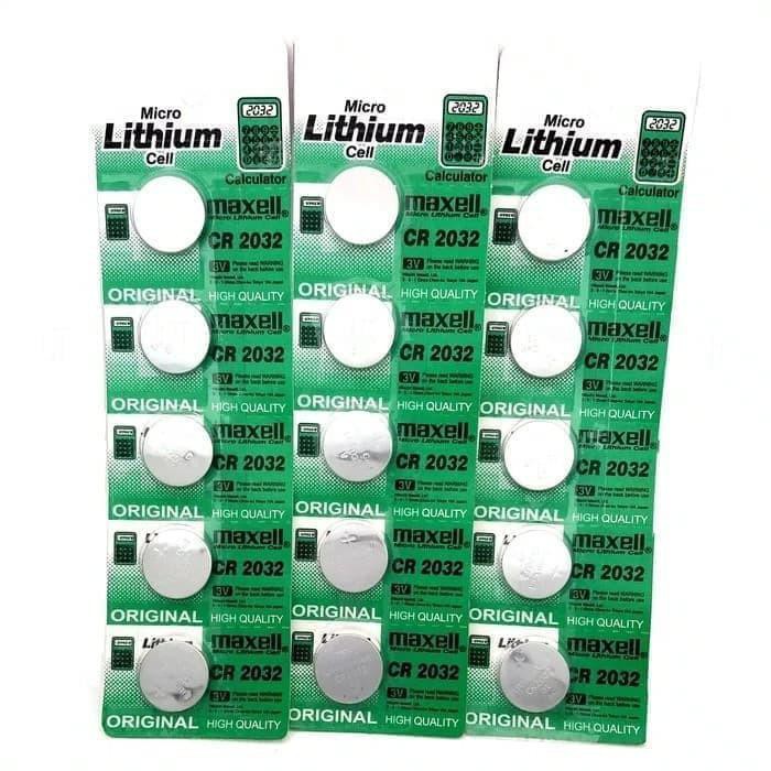 Baterai Maxell CR2032 Battery CR 2032 batrei CR2032 batre jam tangan