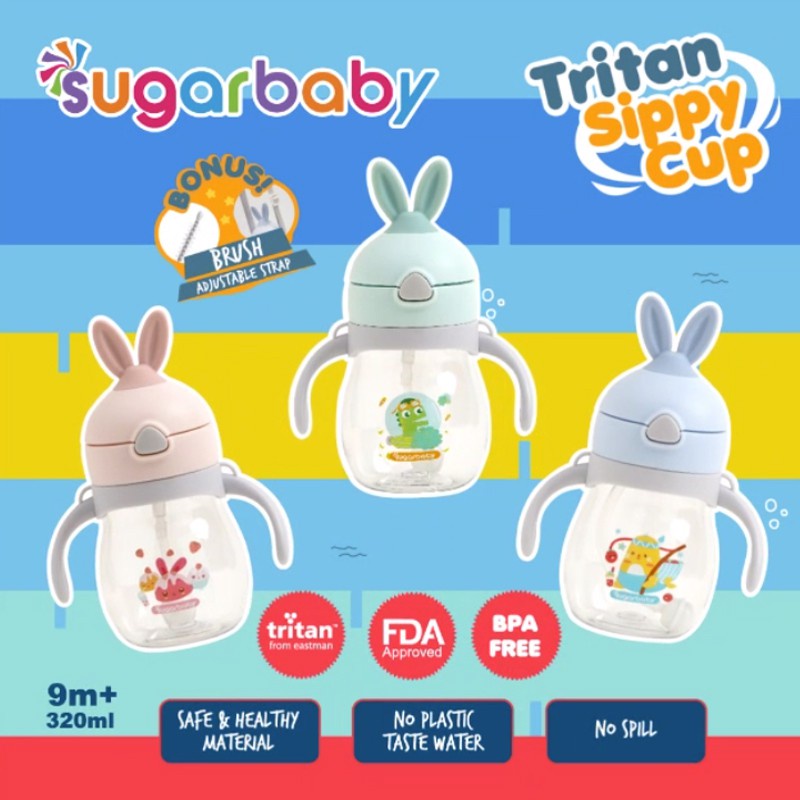 Sugar Baby - Tritan Sippy Cup Rabbit 320ml