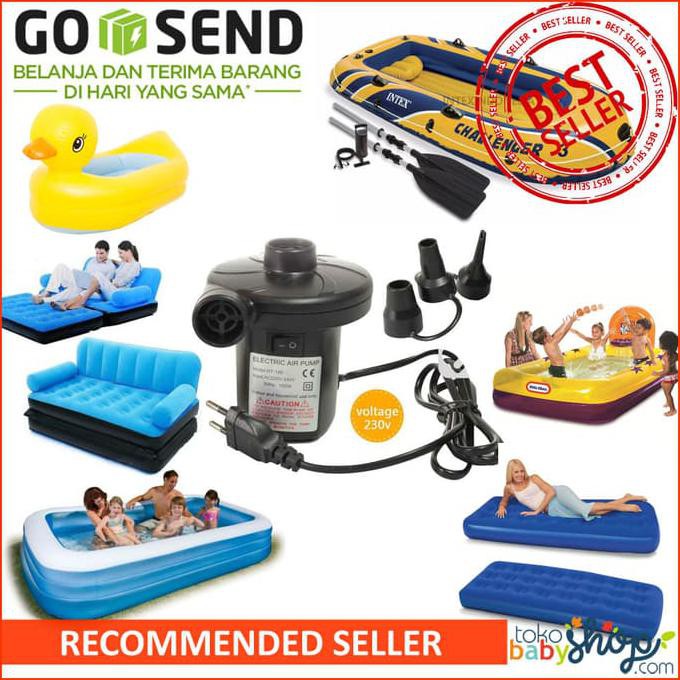 

Pompa Listrik Elektrik Kasur Angin Sofa Bola Pelampung Vacuum Bag Tiup