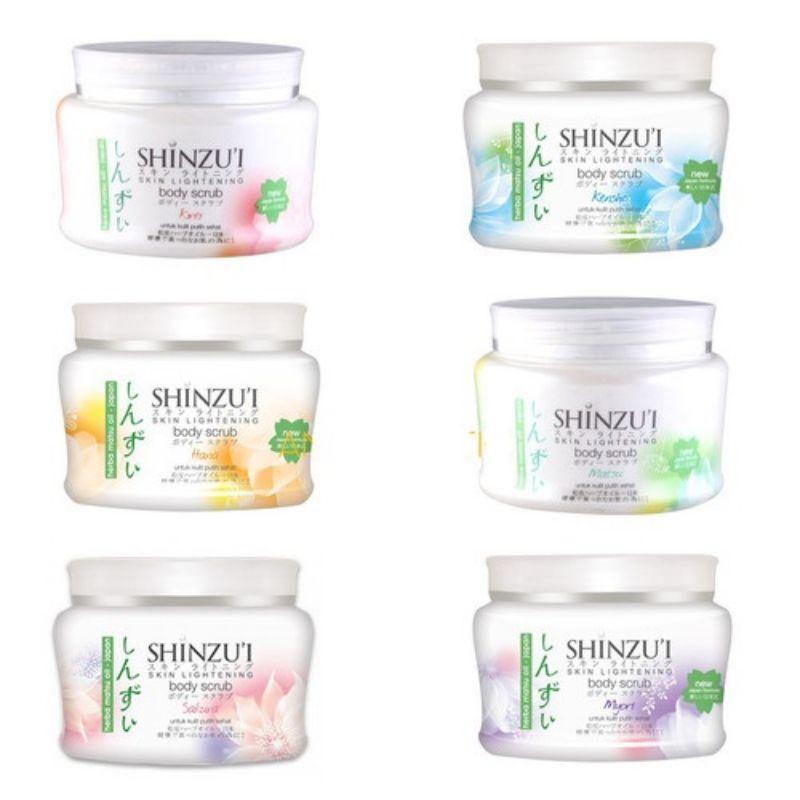 Shinzui Skin Lightening Body Scrub 120gr Dan 200gr