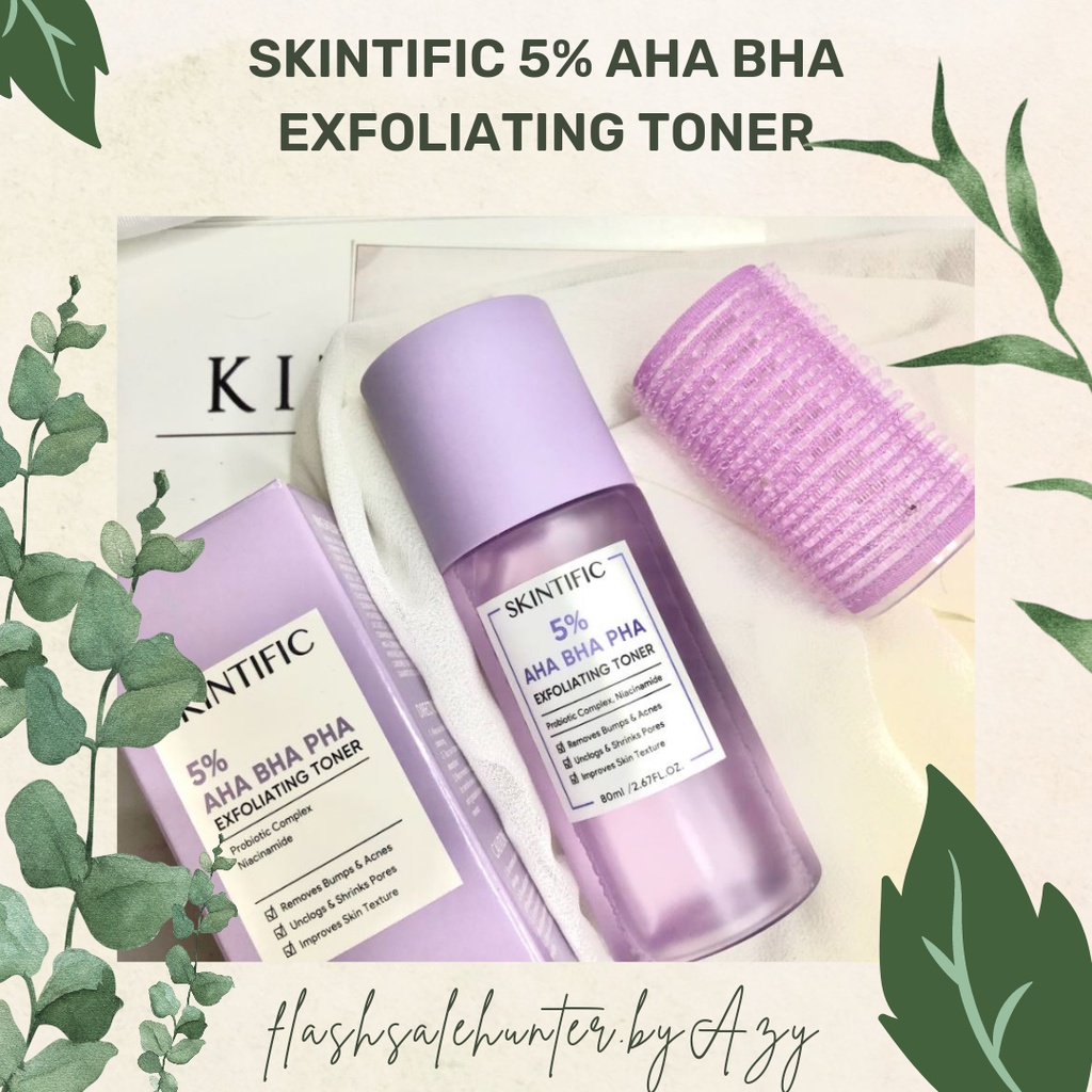 Jual [Normal Price 159k] skintific 5 AHA BHA PHA exfoliating toner