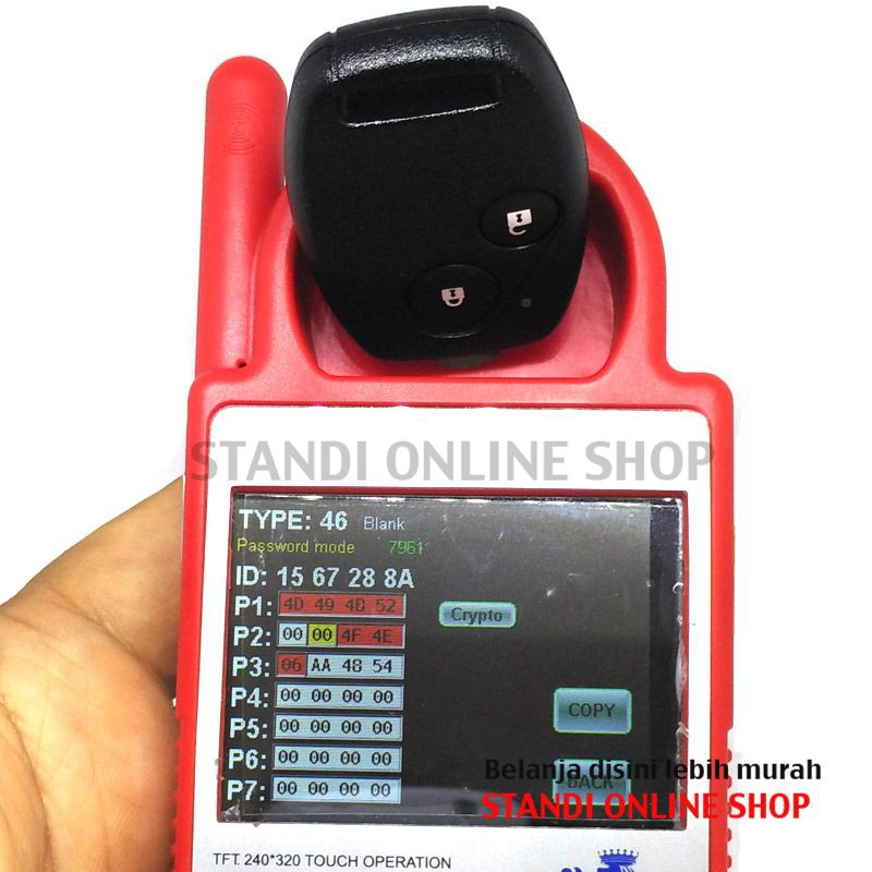 Remote Kunci Chip Transponder Remote PCB Honda 2T Brio Mobilio CR-V