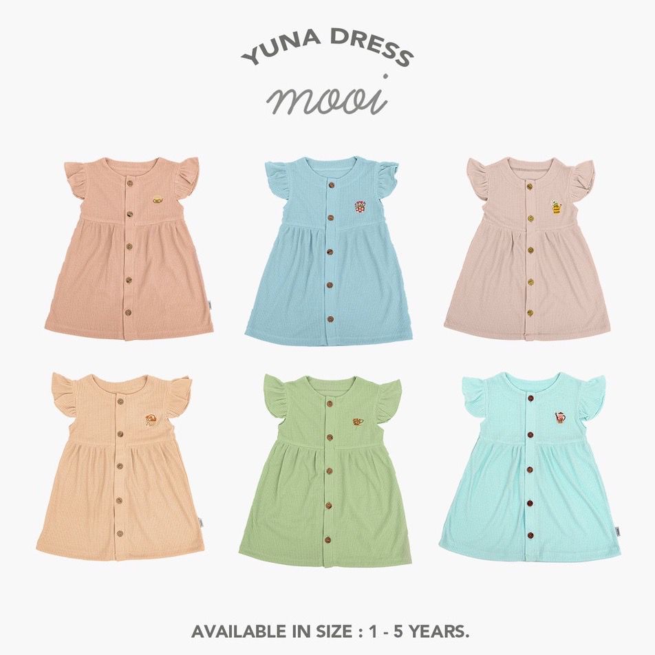 Mooi Yuna Dress  / Dress Baby - Dress anak Murah