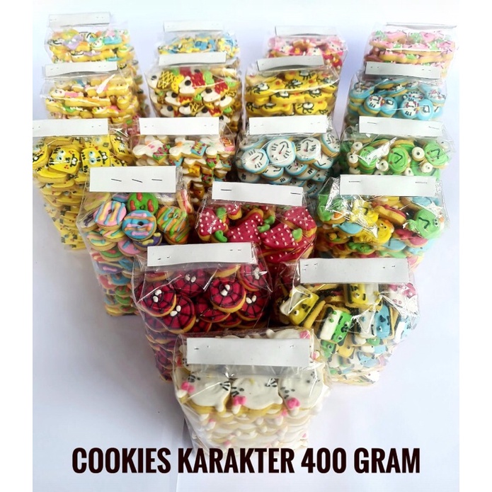 

Cookies karakter 400gram