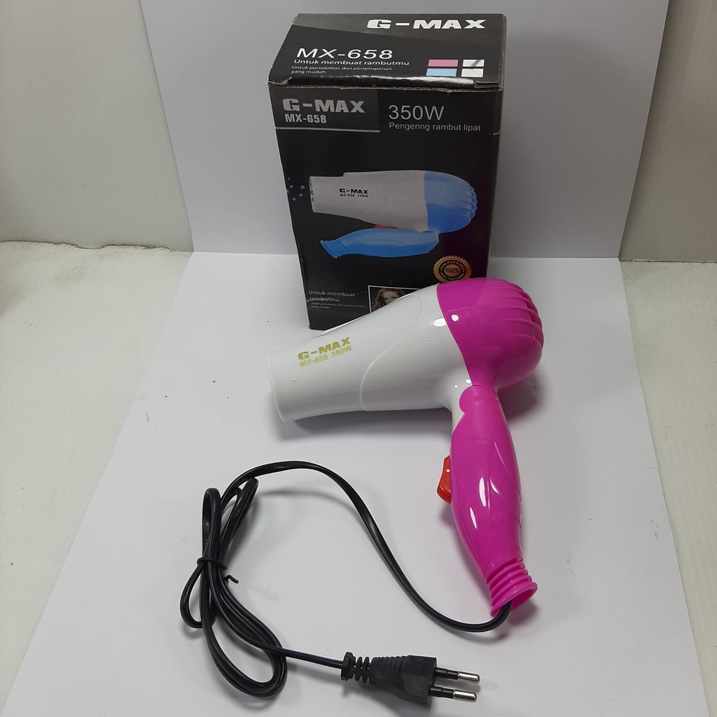 Hair Dryer G-MAX MX-658 / Hairdryer G Max Mini MX 662 Pengering rambut ukuran kecil