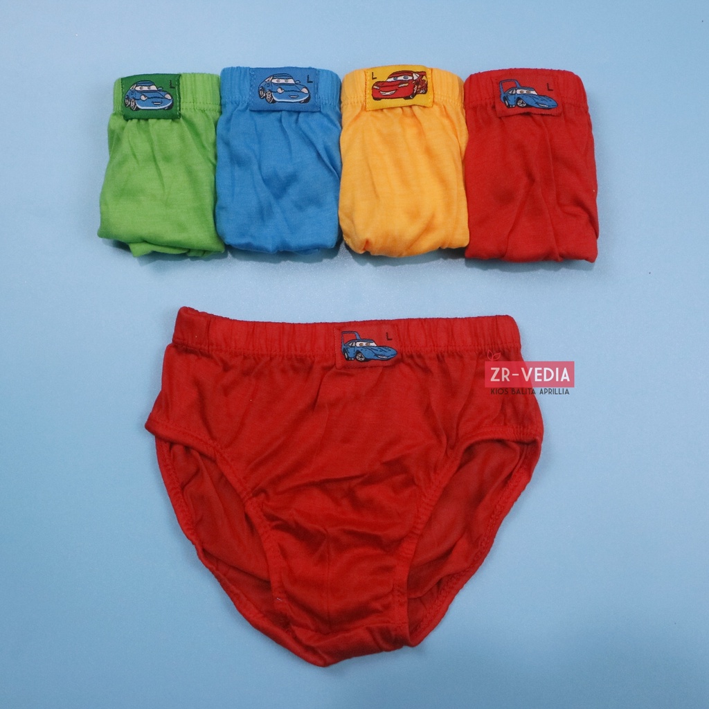 (SATUAN) Celana Dalam Anak Laki uk 1-6 Tahun / Underwear CD Pakaian Dalam Balita Cowok Polos Boxer Katun Murah