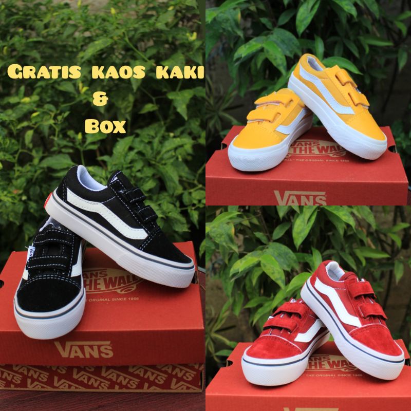 (GREAD PREMIUM) SEPATU VANS ANAK LAKI &amp; PEREMPUAN MODEL PREKAT GRADE ORIGINAL