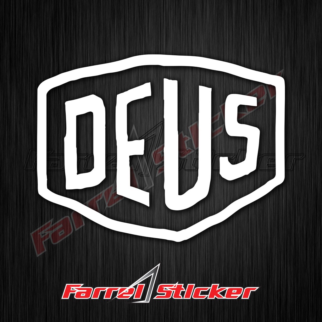 stiker sticker DEUS
