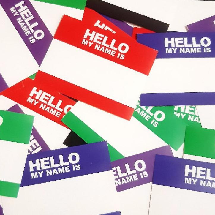 

(X39)Sticker Hello My Name Is / Sticker Graffitiproduck vyralral