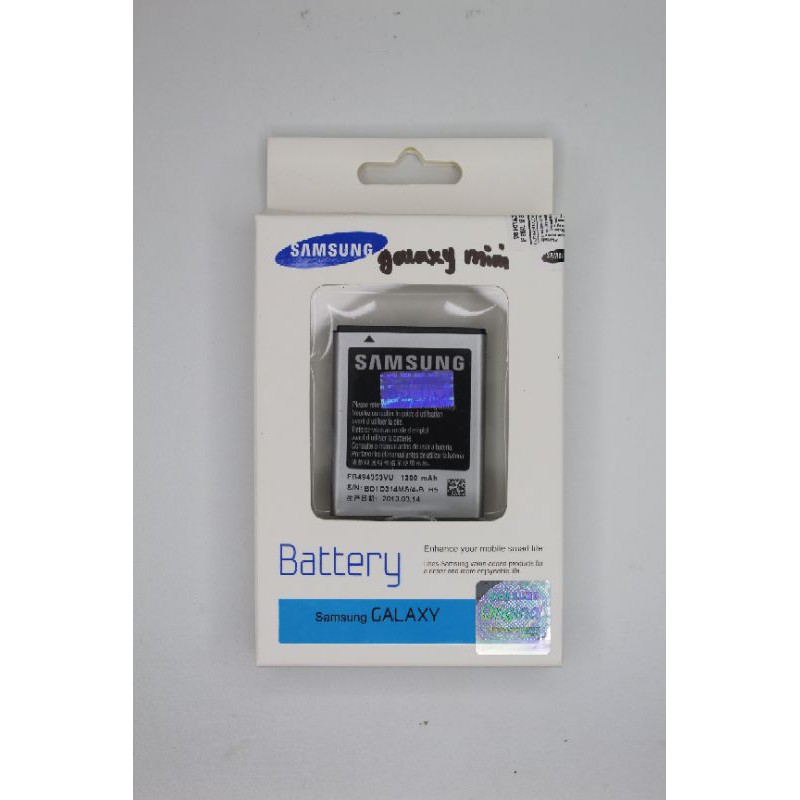 Baterai Samsung Galaxy Mini / S5570 / S5282 Original 100% SEIN / Baterai Batre Samsung Oryginal 100%