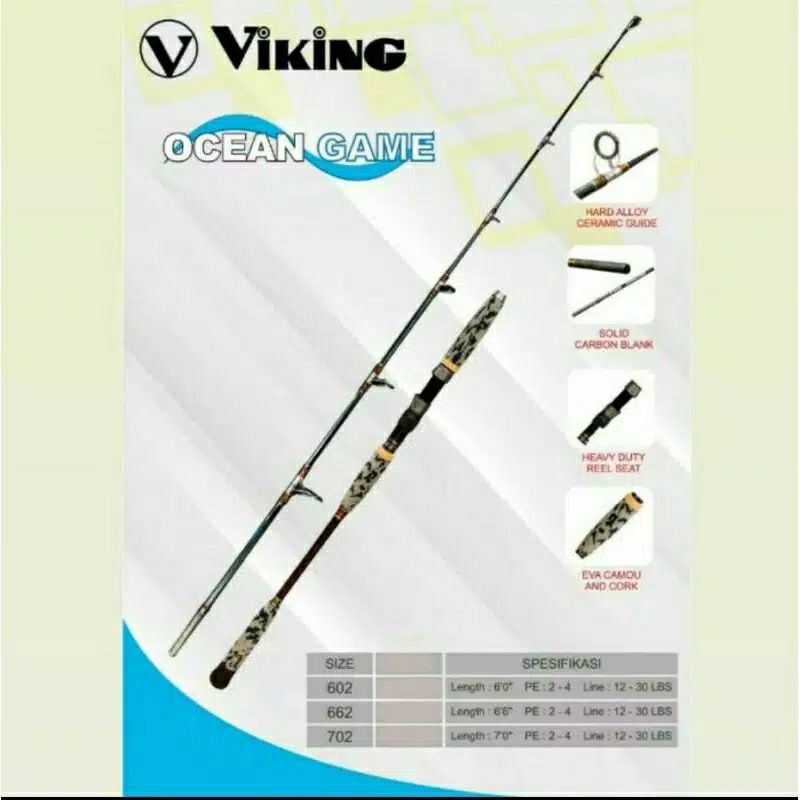 Rod Jigging Viking Ocean Game pe 2-4