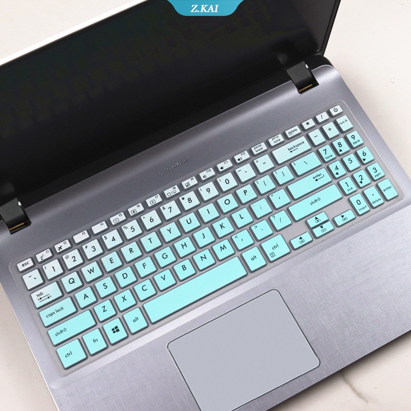 Casing Soft Case Silikon Motif Huruf + Keyboard Untuk ASUS X560 X560U X560UD 15.6 &quot;(ZK)