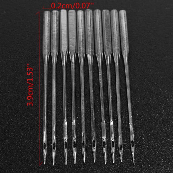 Machine Threading Needle #No.9, 11, 12, 14, 16, 18, 20 (10pcs)