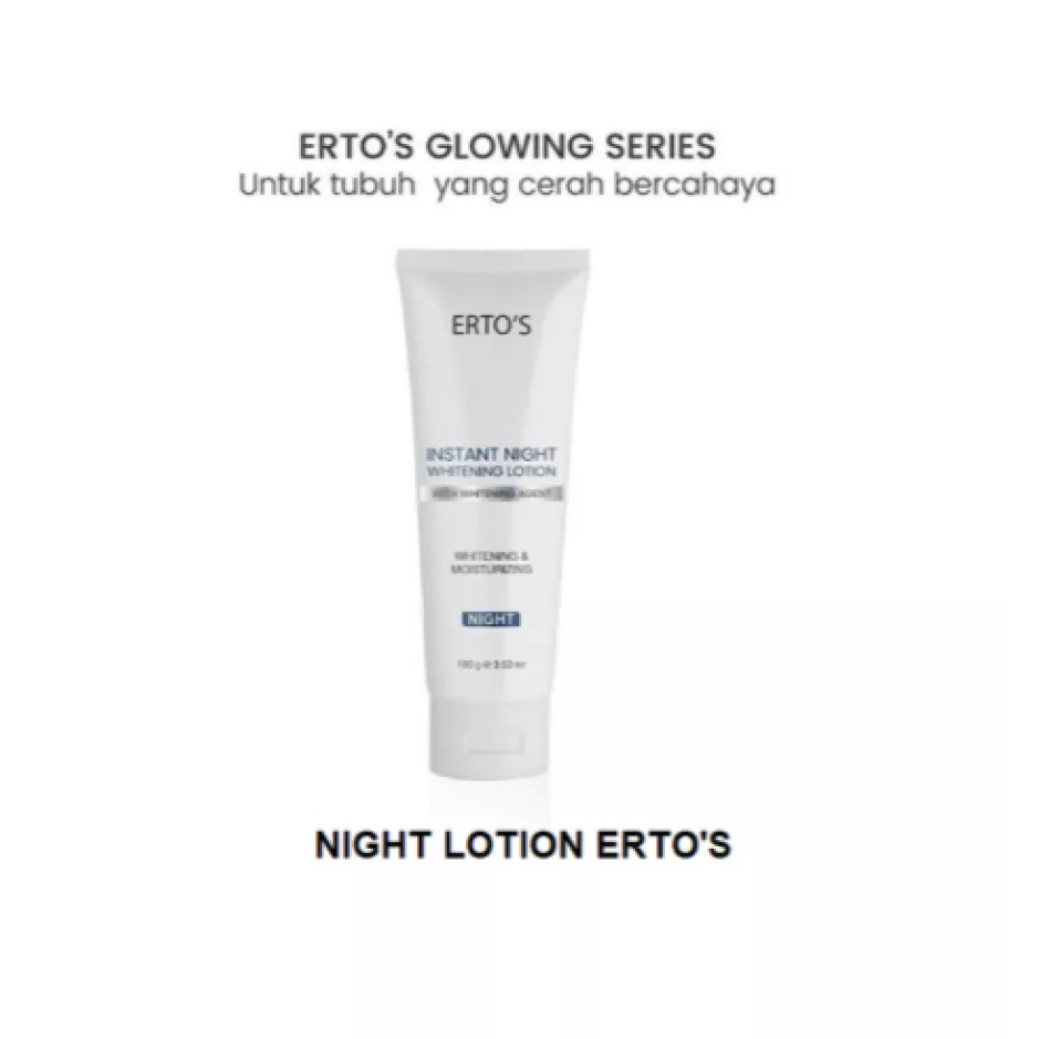 [ORI] Instant Night Whitening Lotion | Body Lotion Pemutih dan Pencerah Kulit Untuk Malam