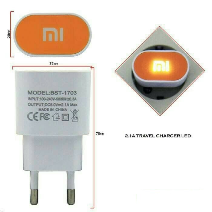 New Fast Charging 2.1 A LED Superior Speed XIAOMI Xiomi Original Handhpone ASUS SAMSUNG OPPO_MGM27