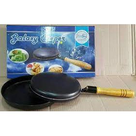 GROSIR TEFLON GALAXY CREPER MAKER PAN CETTAKAN LUMPIA / CREPE / RISOL WAJAK KWALIK