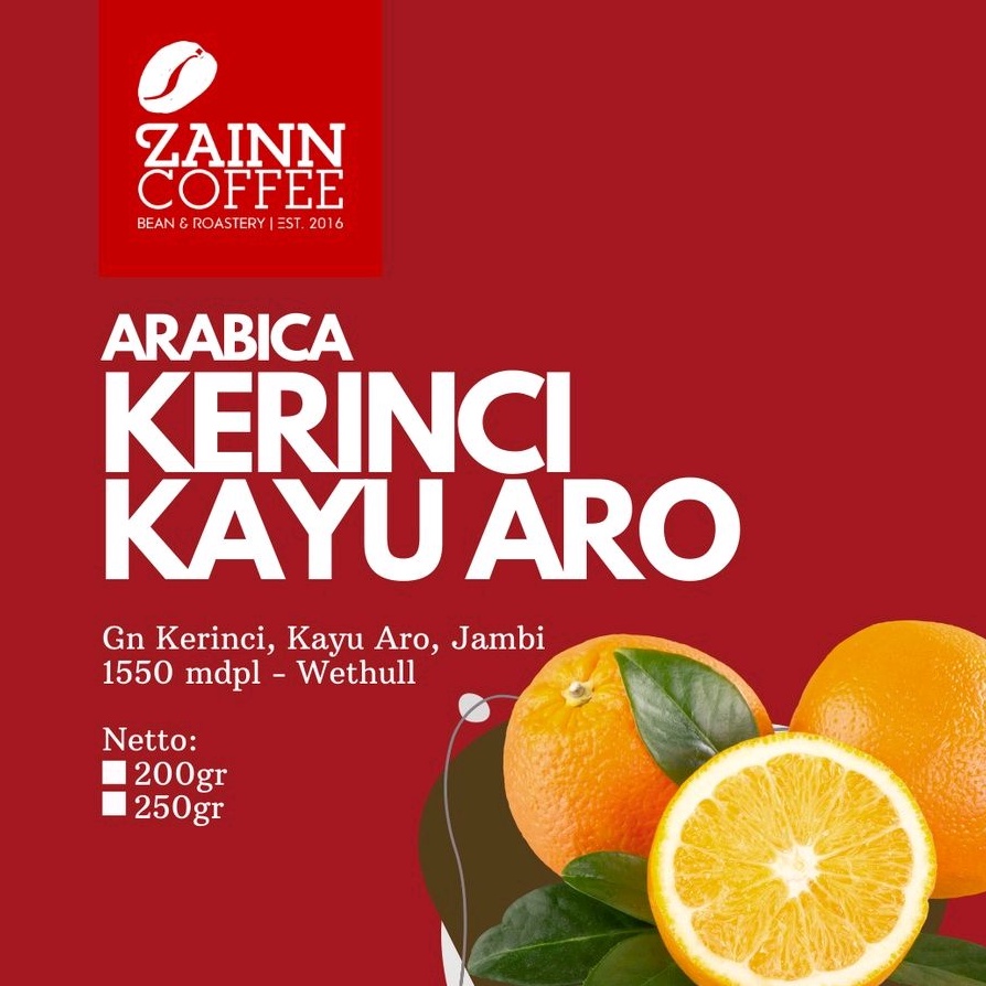 

Arabica Kerinci Kayu Aro roast by Zainn Coffee