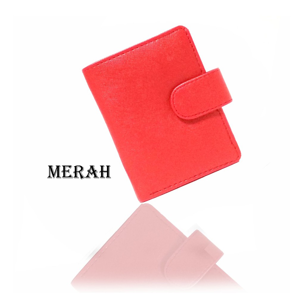 DOMPET KARTU KANCING BUTTER LOKAL CARD HOLDER - TEMPAT KARTU DOMPET WANITA DOMPET KANCING BATAM