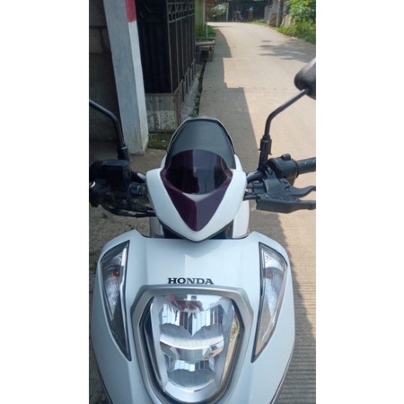 Visor/Windshiel Honda Genio Model Asli Kualitas Terbaik Sudah Free Double Tape 3m