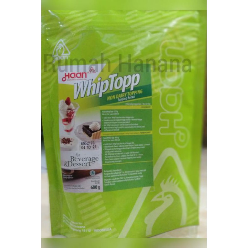 

Haan WhipTopp - Topping Bubuk