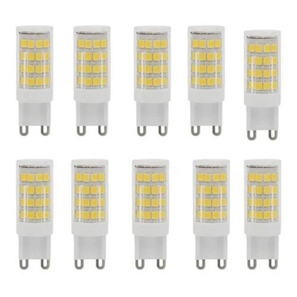 10pcs Lampu Bohlam LED G9 3000k 5W Hemat Energi