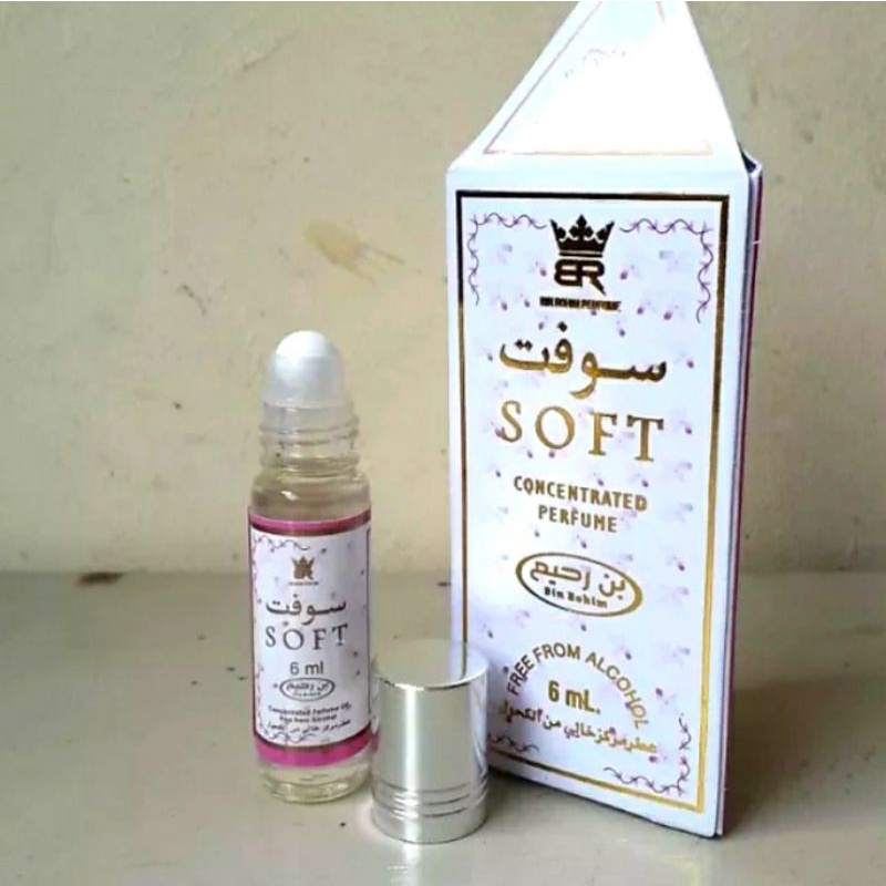 SOFT Kemasan 6ml Minyak Wangi Roll On Non Alkohol