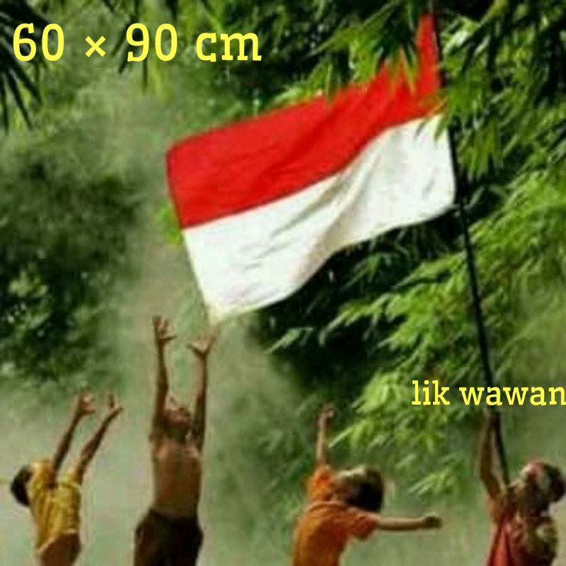 bendera merah putih, bendera indonesia 60 x 90 cm