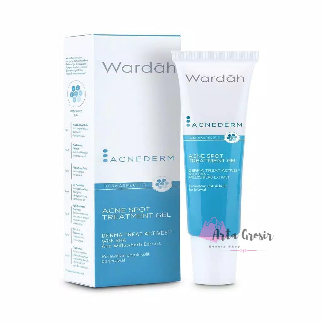 Jual Wardah AcneDerm Acne Spot Treatment Gel 15ml | Shopee Indonesia