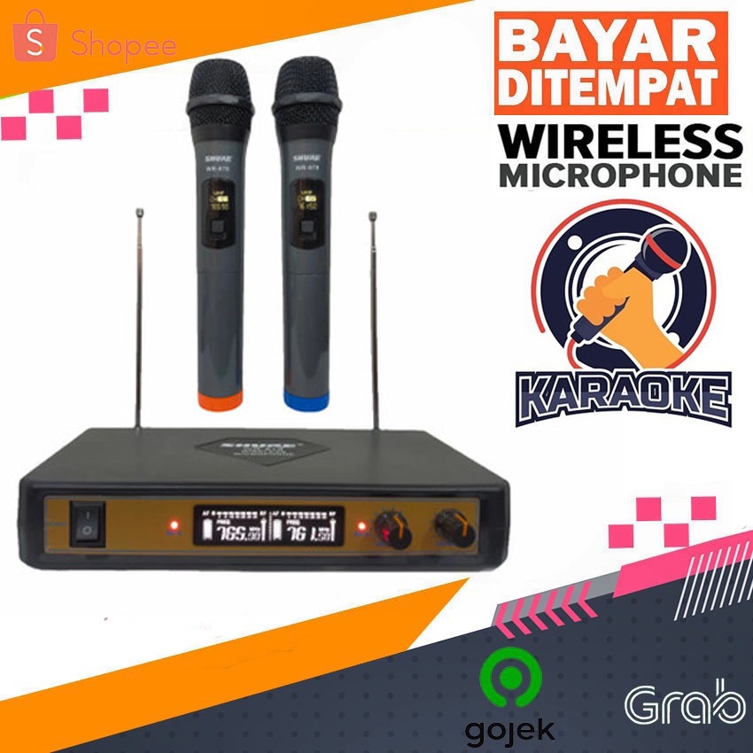 SHURE WR 879 Microphone Mic Double Wireless Mikrofon Shure