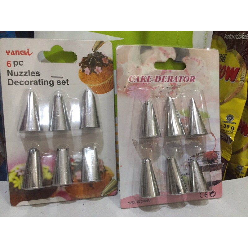 spluit set noozle set cetakan nastar kecil