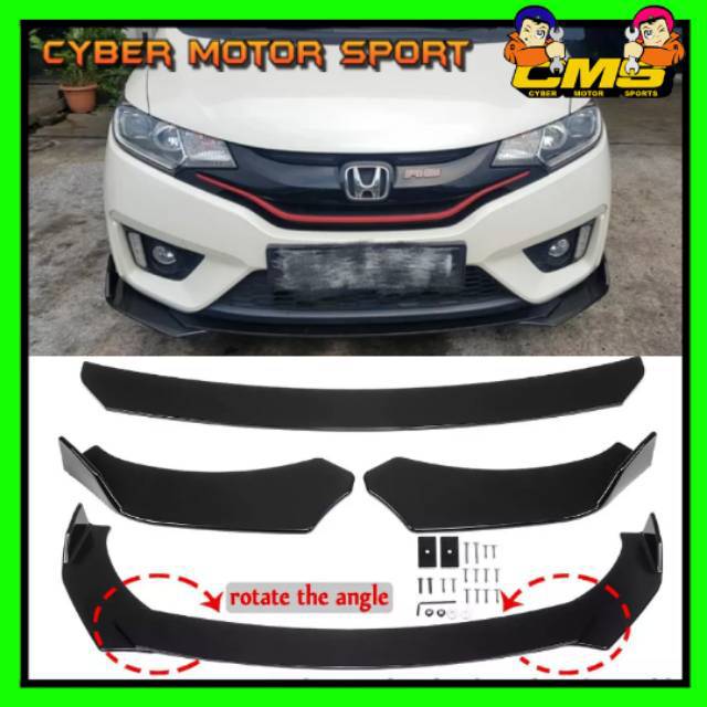 Lips bumper universal. Winglet bumper depan.  Splitter bumper lips . Lips bumper depan