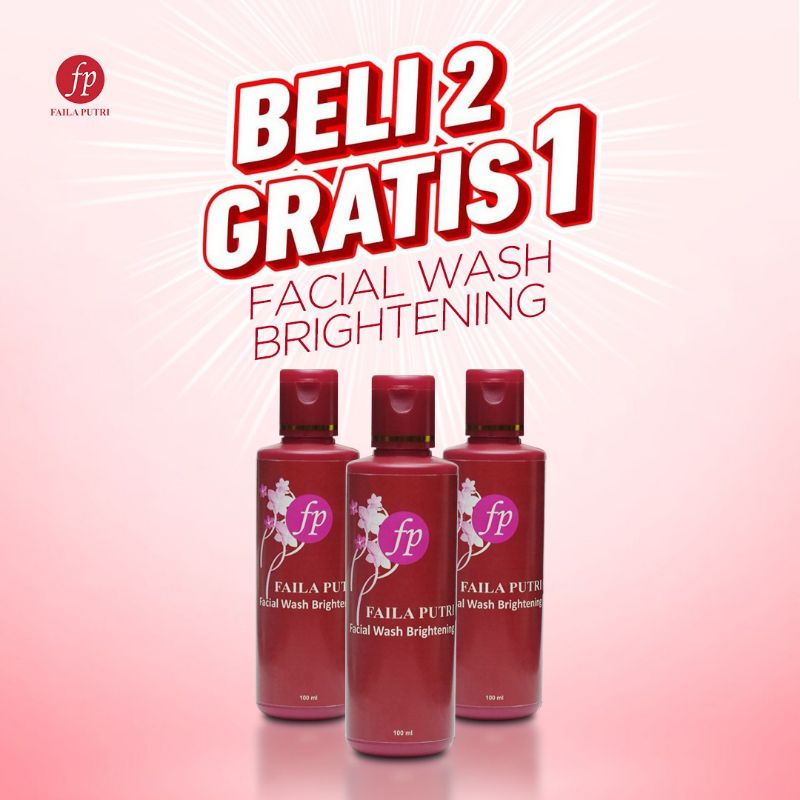 BELI 2 GRATIS 1/Facial wash brightening Faila Putri BPOM ORI - sabun wajah