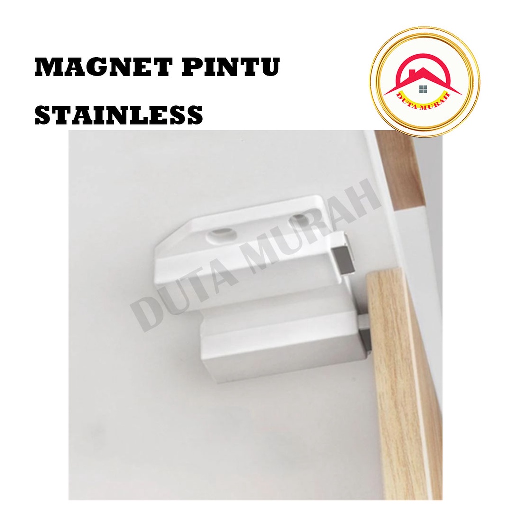 Engsel Kunci Magnet Pintu Kaca SS / Magnet Double / Singel Push Open Pintu Kaca isi ( 1 Set)