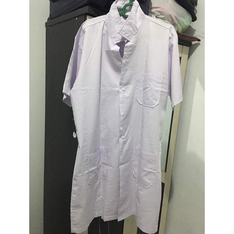 jas laboratorium lengan pendek