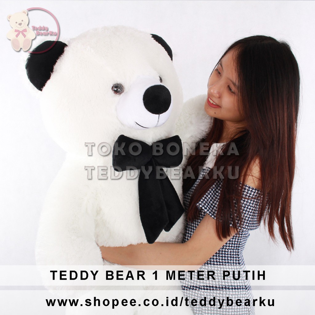 BONEKA TEDDY BEAR JUMBO UKURAN 1 METER KHAS BANDUNG