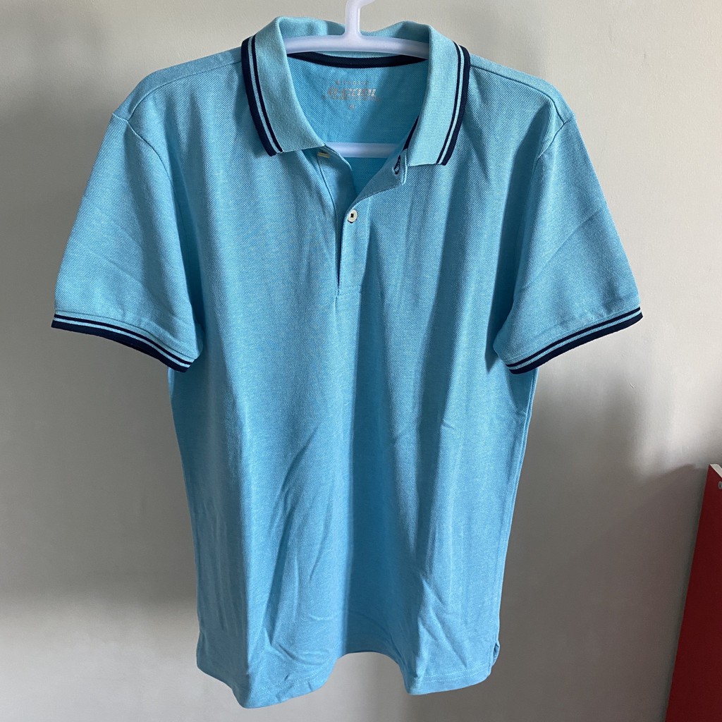 Giordano G-Cool Polo Shirt Kaos Polo Sky Blue