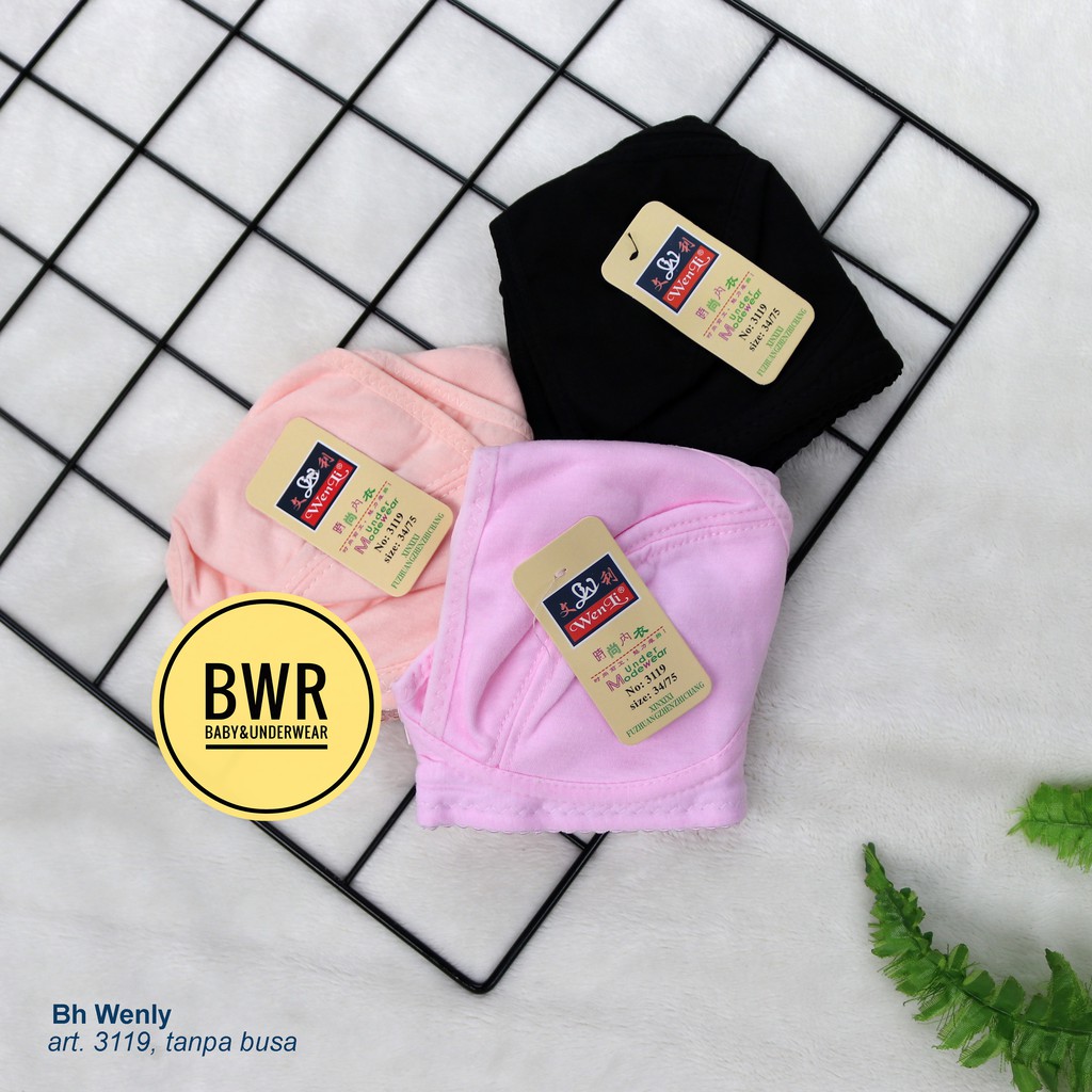 BH WENLI | Bra Ibu Hamil Wenly 3119 / Menyusui Tanpa Busa Kawat Nursing Maternity - Bwr