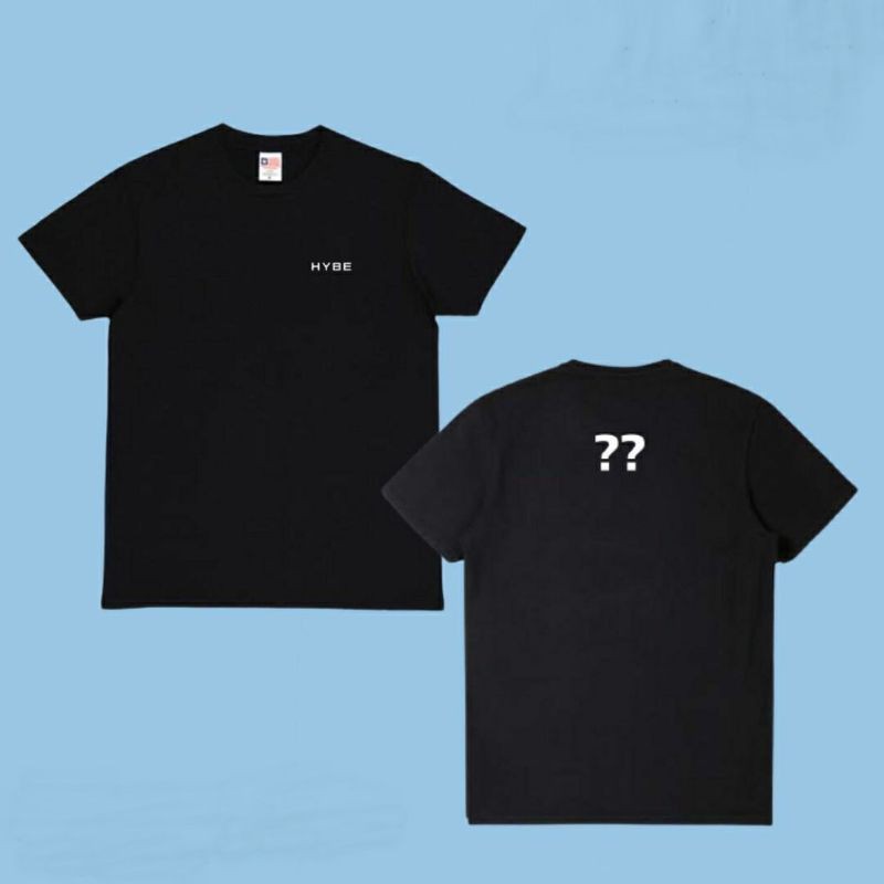 Baju T Shirt BTS Jungkook Style Hybe logo + Request sablon punggung